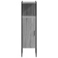 vidaXL Ντουλάπι Μπάνιου Γκρι Sonoma 33x33x120,5 εκ. Επεξεργασμένο Ξύλο