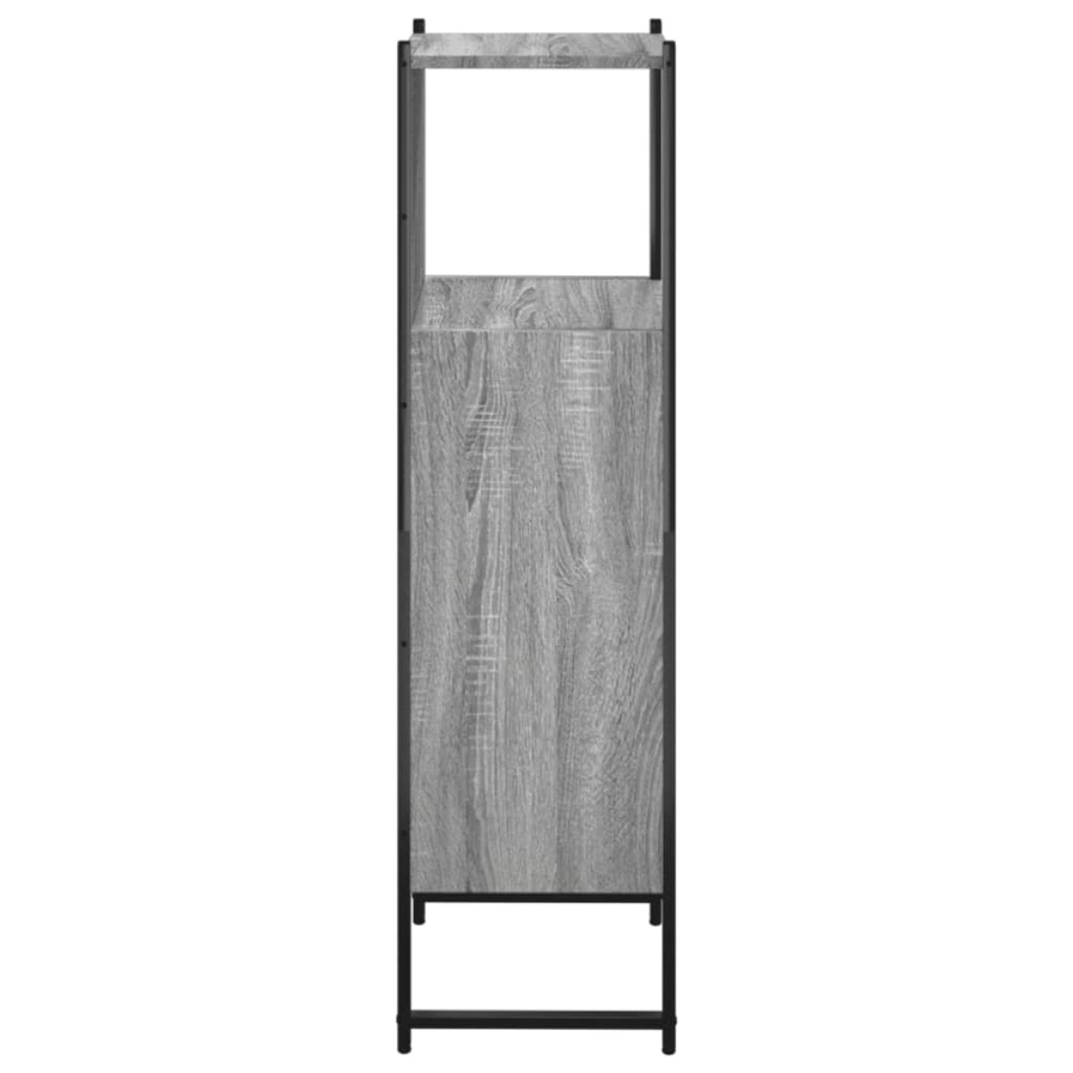vidaXL Ντουλάπι Μπάνιου Γκρι Sonoma 33x33x120,5 εκ. Επεξεργασμένο Ξύλο