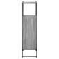 vidaXL Ντουλάπι Μπάνιου Γκρι Sonoma 33x33x120,5 εκ. Επεξεργασμένο Ξύλο