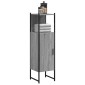 vidaXL Ντουλάπι Μπάνιου Γκρι Sonoma 33x33x120,5 εκ. Επεξεργασμένο Ξύλο