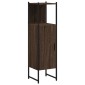 vidaXL Ντουλάπι Μπάνιου Καφέ Δρυς 33x33x120,5 εκ. Επεξεργ. Ξύλο