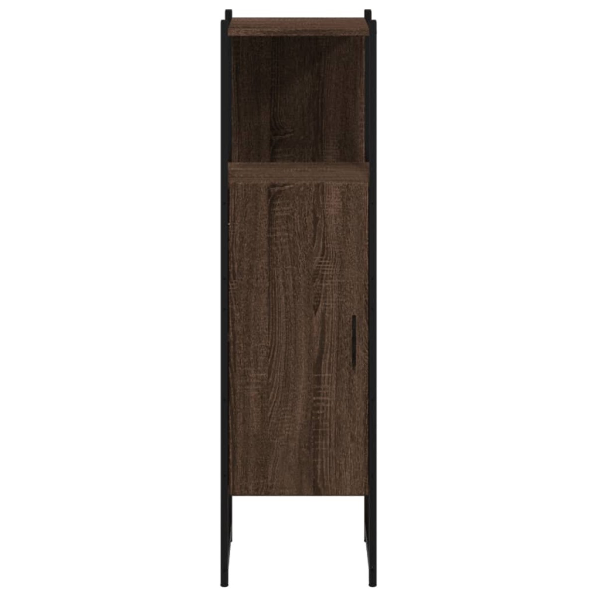 vidaXL Ντουλάπι Μπάνιου Καφέ Δρυς 33x33x120,5 εκ. Επεξεργ. Ξύλο