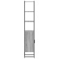 vidaXL Ντουλάπι Μπάνιου Γκρι Sonoma 33x33x185,5 εκ. Επεξεργασμένο Ξύλο