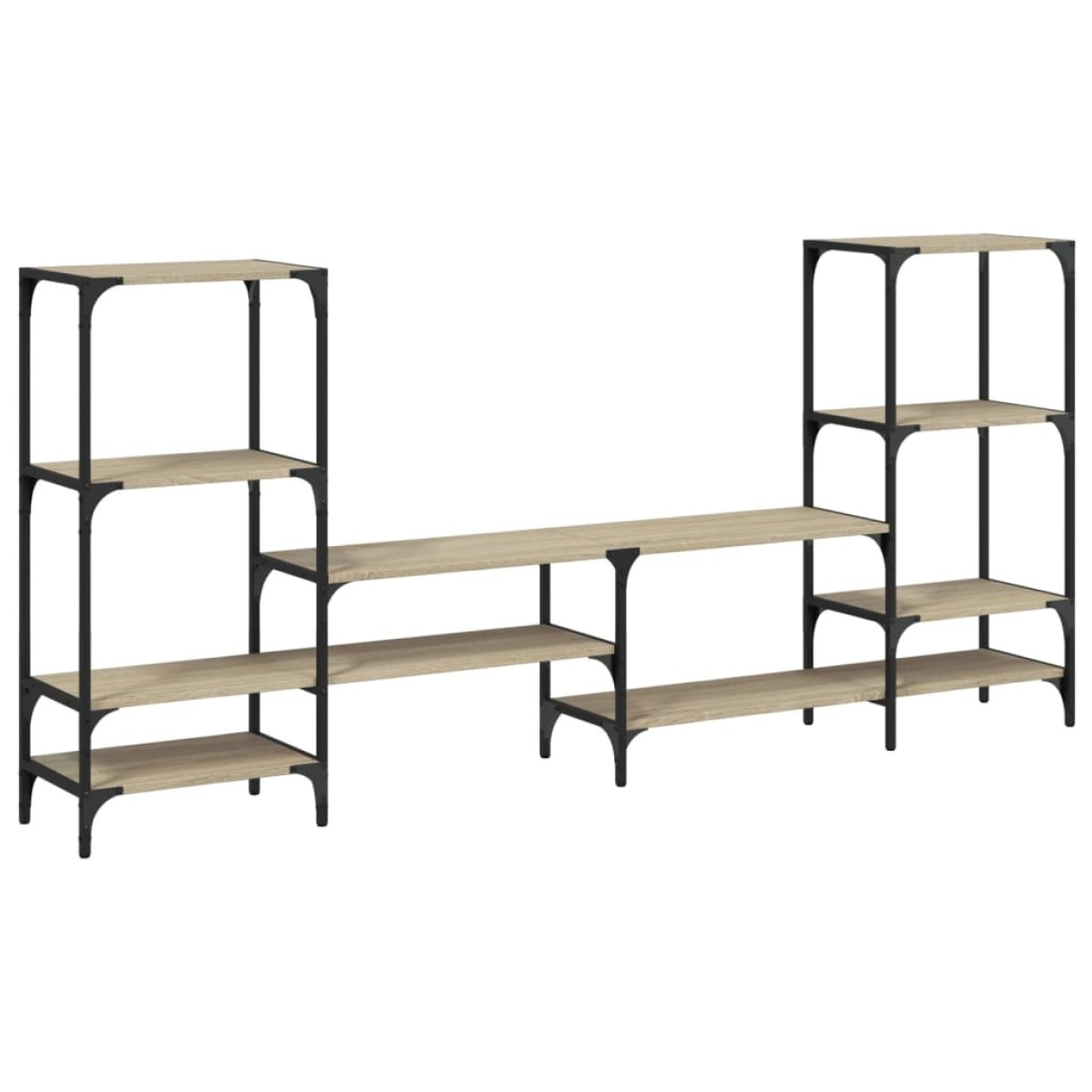 vidaXL Έπιπλο Τηλεόρασης Sonoma Δρυς 206,5x28,5x95 εκ. Επεξ. Ξύλο