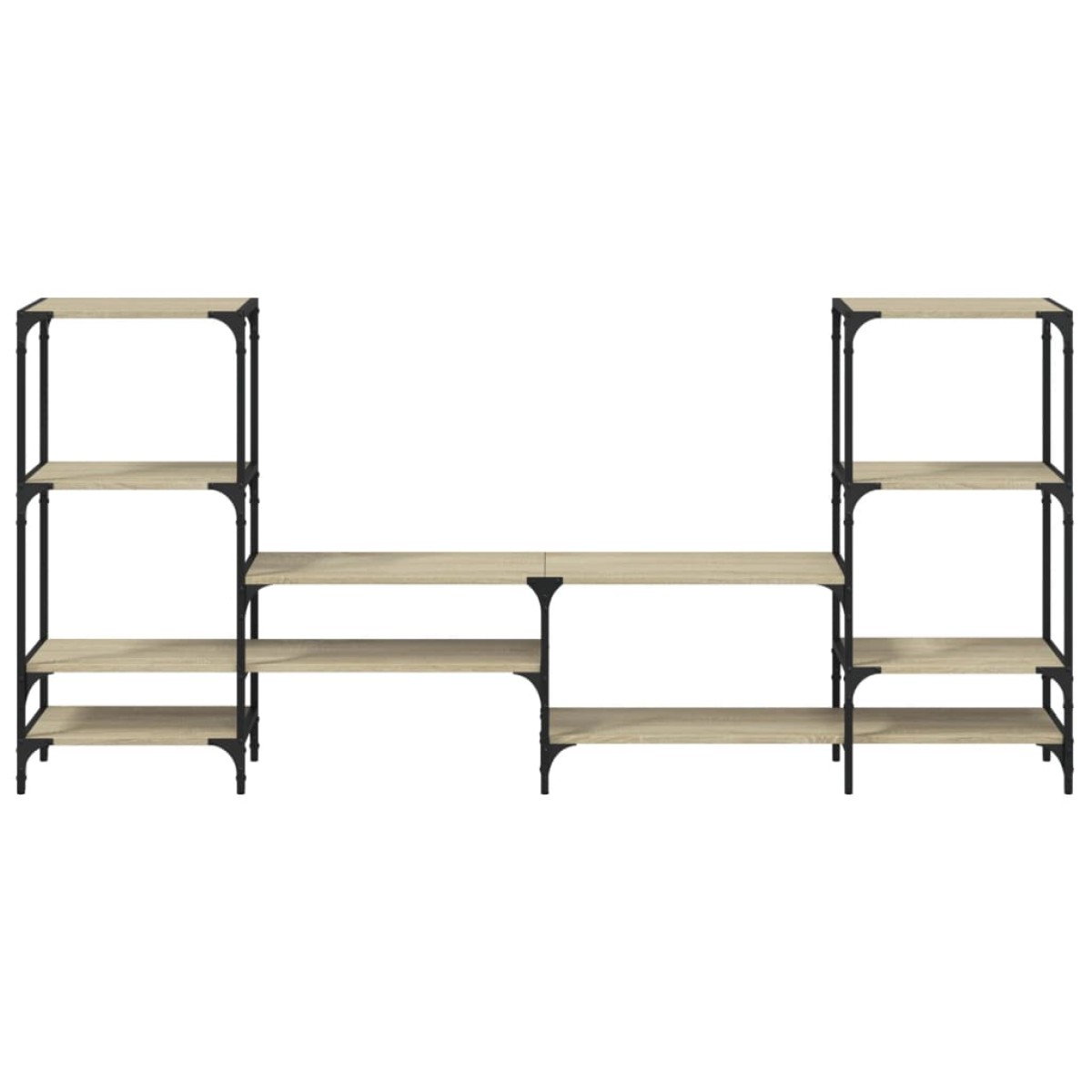 vidaXL Έπιπλο Τηλεόρασης Sonoma Δρυς 206,5x28,5x95 εκ. Επεξ. Ξύλο