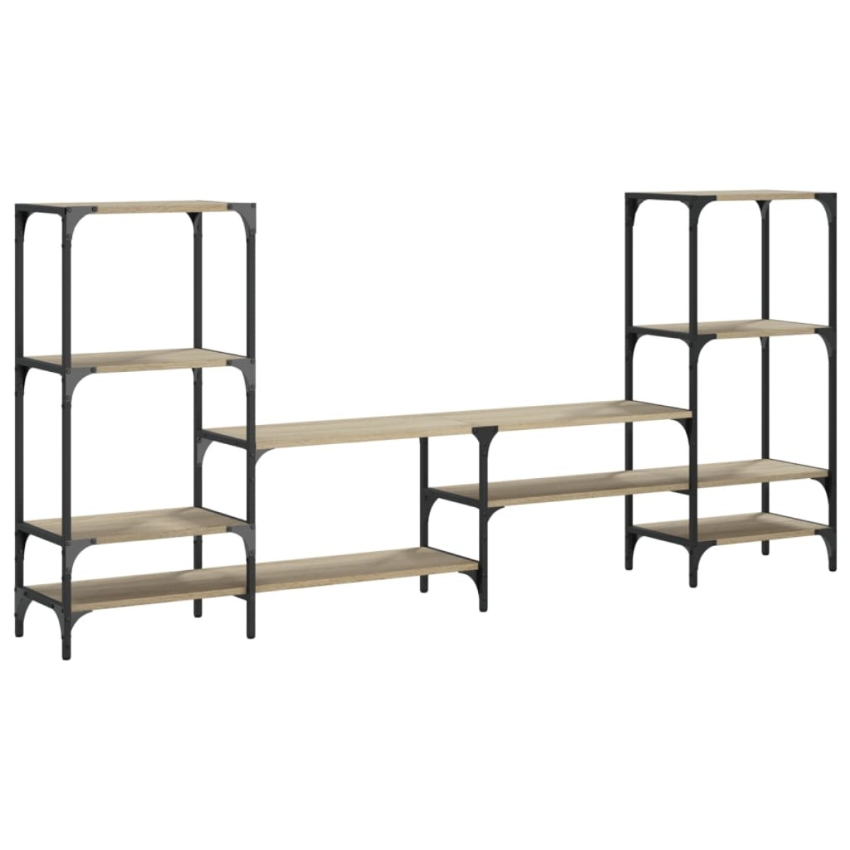 vidaXL Έπιπλο Τηλεόρασης Sonoma Δρυς 206,5x28,5x95 εκ. Επεξ. Ξύλο