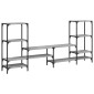 vidaXL Έπιπλο Τηλεόρασης Γκρι Sonoma 206,5x28,5x95 εκ. από Επεξ. Ξύλο