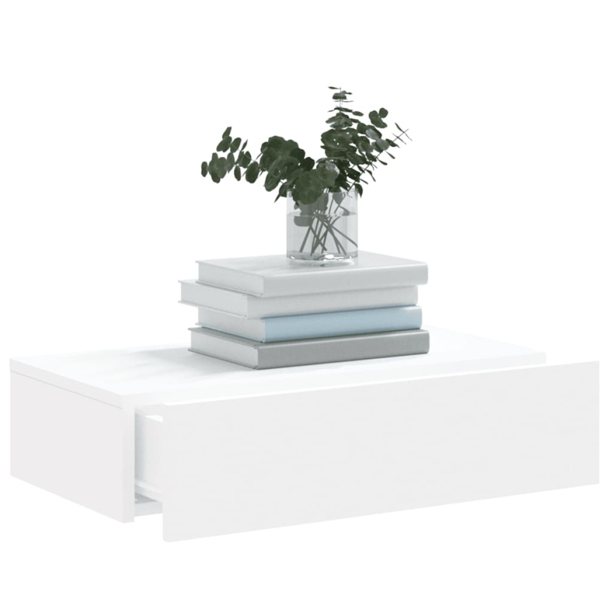 vidaXL Έπιπλο Τηλεόρασης με LED Λευκό 60 x 35 x 15,5 εκ.