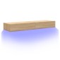 vidaXL Έπιπλα Τηλεόρασης με LED 2 τεμ. Sonoma Δρυς 60x35x15,5 εκ.