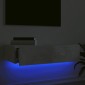 vidaXL Έπιπλο Τηλεόρασης με LED Γκρι Σκυροδέματος 60x35x15,5 εκ.