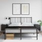 vidaXL Κομοδίνα 2 τεμ. Μαύρα 36x39x50,5 εκ. Χάλυβα