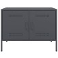 vidaXL Έπιπλο Τηλεόρασης Ανθρακί 68x39x50,5 εκ. από Χάλυβα