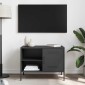 vidaXL Έπιπλο Τηλεόρασης Μαύρο 68x39x50,5 εκ. Ατσάλινο