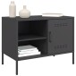 vidaXL Έπιπλα Τηλεόρασης 2 τεμ. Μαύρο 68x39x50,5 εκ. από Χάλυβα