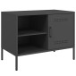 vidaXL Έπιπλα Τηλεόρασης 2 τεμ. Μαύρο 68x39x50,5 εκ. από Χάλυβα