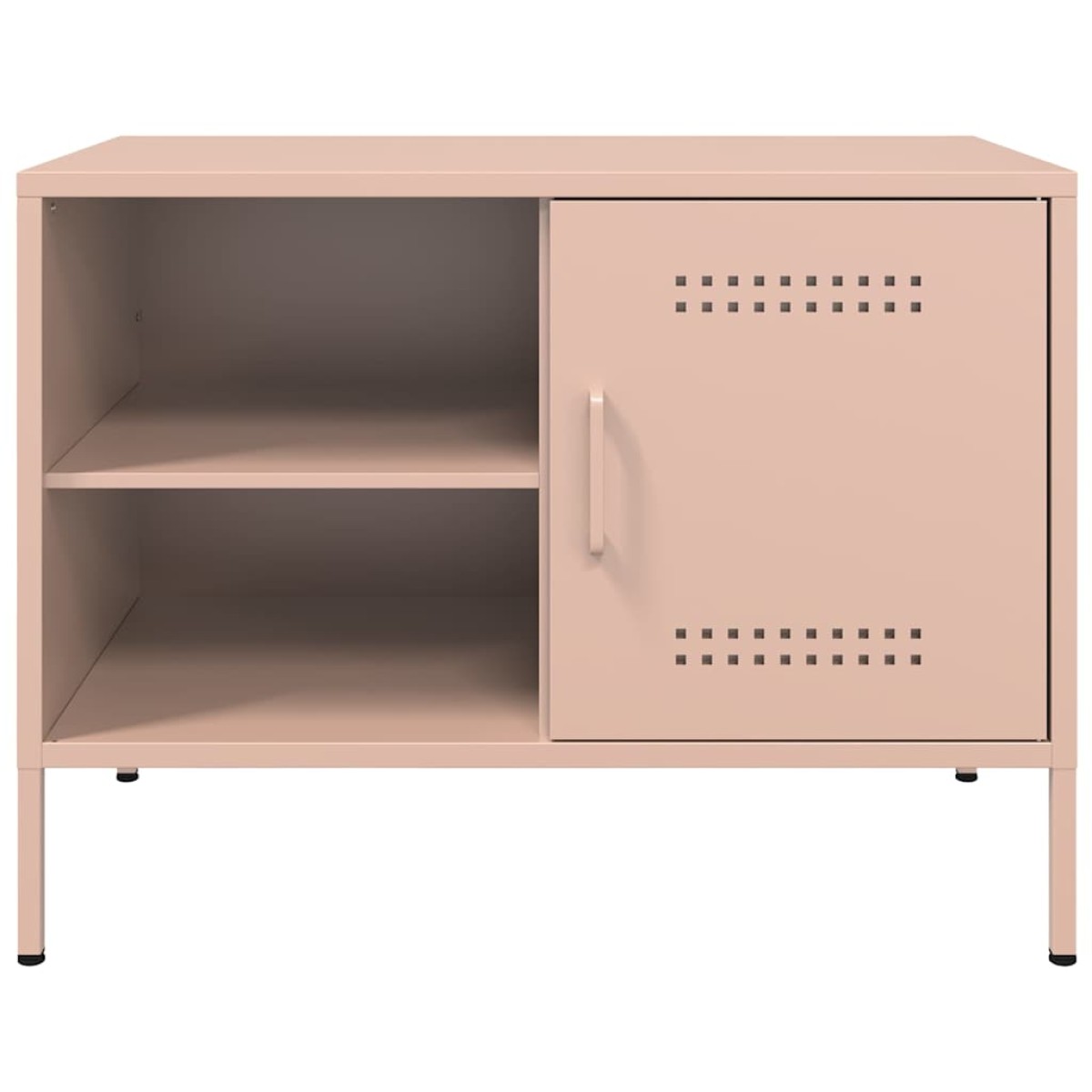 vidaXL Έπιπλα Τηλεόρασης 2 τεμ. Ροζ 68x39x50,5 εκ. από Χάλυβα