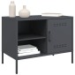 vidaXL Έπιπλα Τηλεόρασης 2 τεμ. Ανθρακί 68x39x50,5 εκ. από Χάλυβα