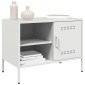 vidaXL Έπιπλο Τηλεόρασης Λευκό 68x39x50,5 εκ. από Χάλυβα
