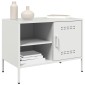 vidaXL Έπιπλα Τηλεόρασης 2 τεμ. Λευκό 68x39x50,5 εκ. από Χάλυβα