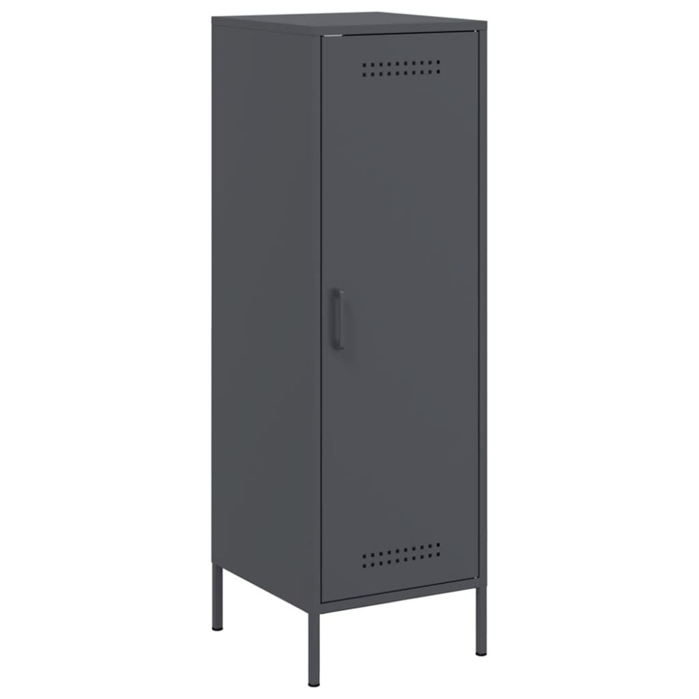 vidaXL Ντουλάπι Ανθρακί 36x39x113 εκ. από Ατσάλι