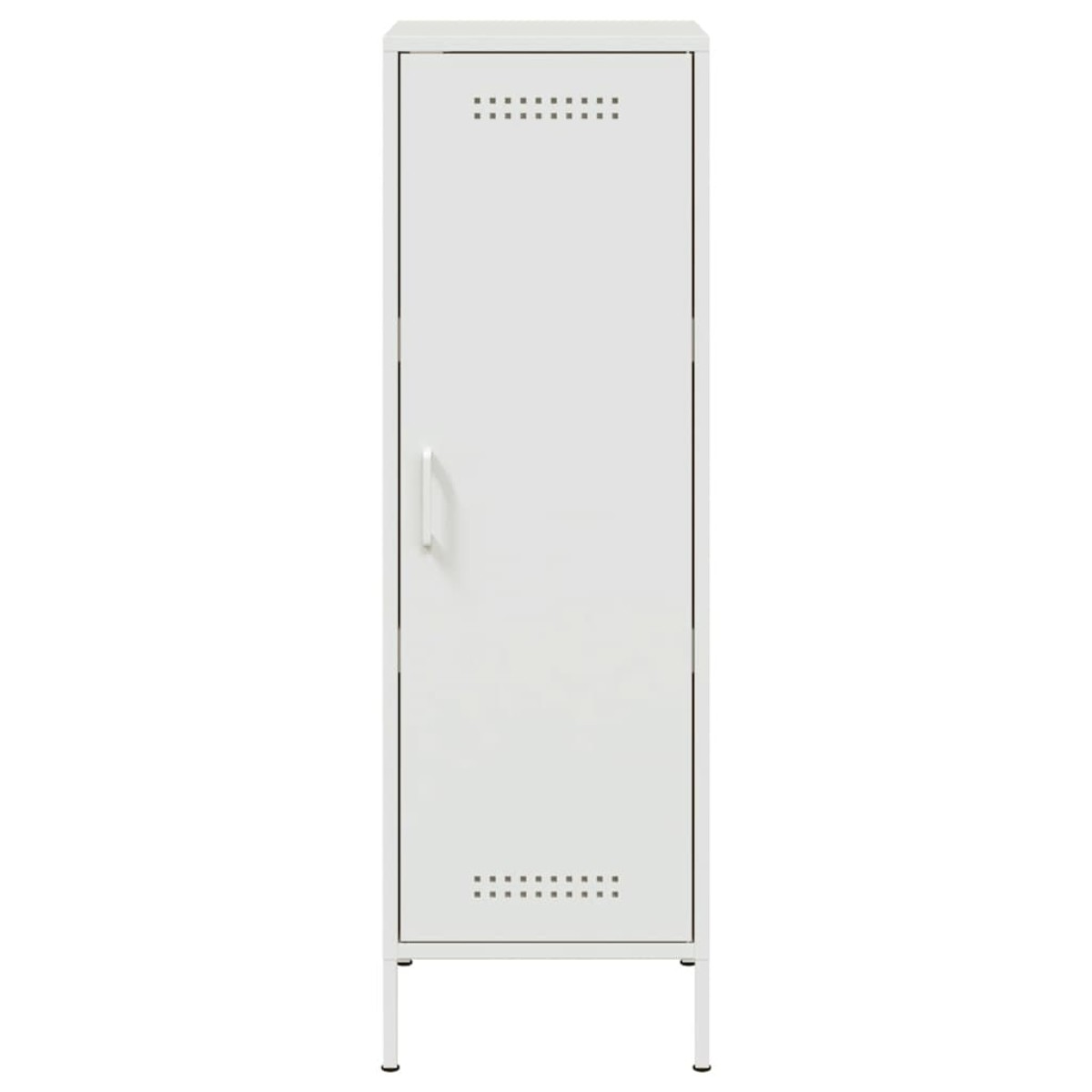 vidaXL Ντουλάπι Λευκό 36x39x113 εκ. από Ατσάλι