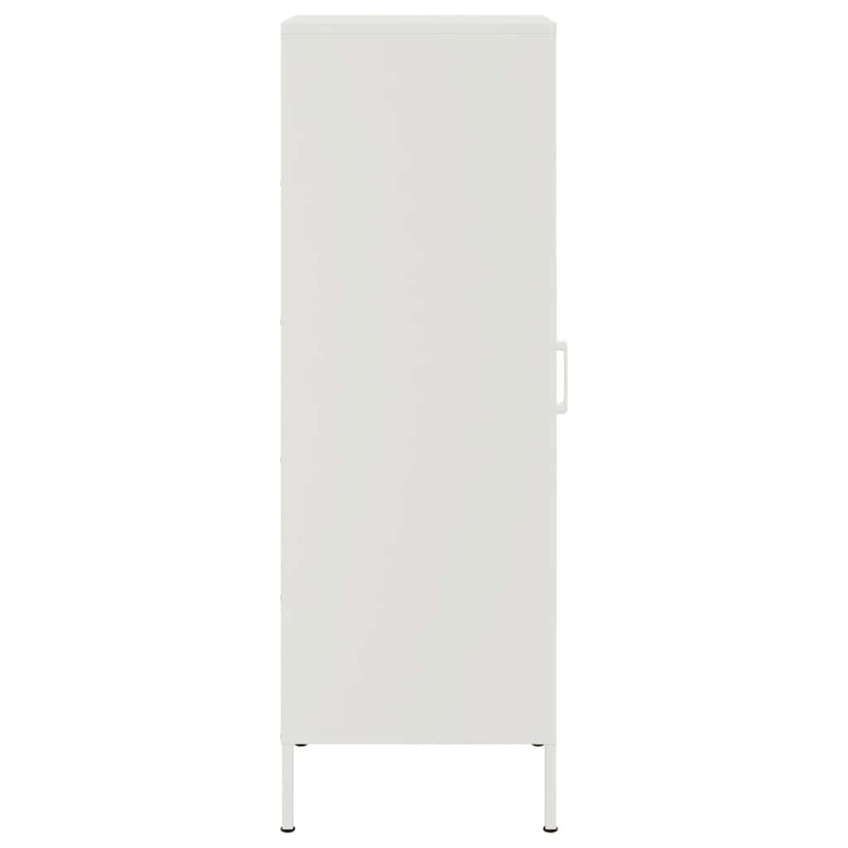 vidaXL Ντουλάπι Λευκό 36x39x113 εκ. από Ατσάλι
