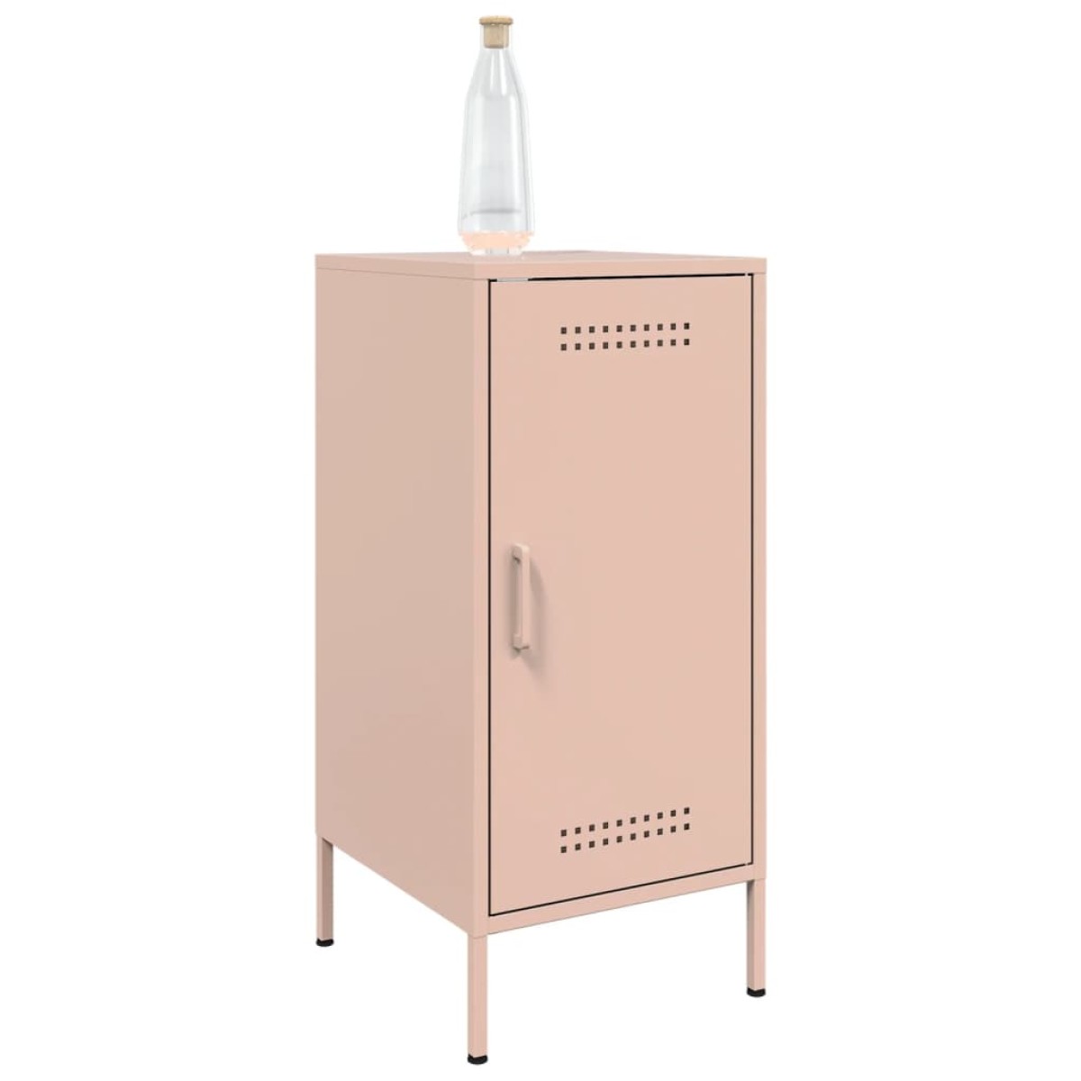 vidaXL Ντουλάπι Ροζ 36 x 39 x 79 εκ. από Χάλυβα