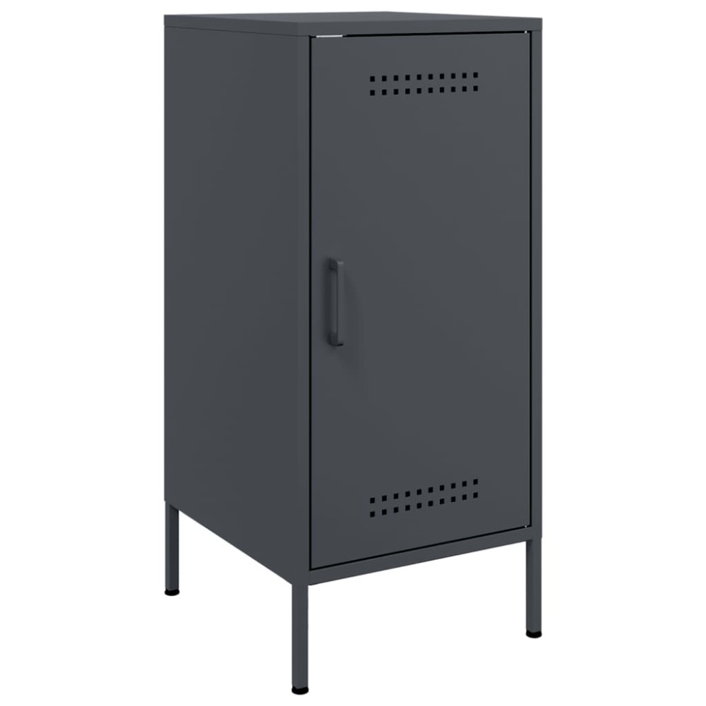 vidaXL Ντουλάπι Ανθρακί 36x39x79 εκ. από Χάλυβα