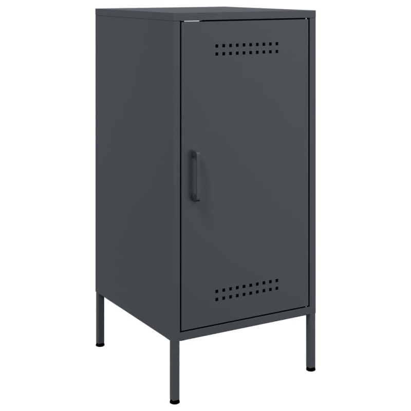 vidaXL Ντουλάπι Ανθρακί 36x39x79 εκ. από Χάλυβα