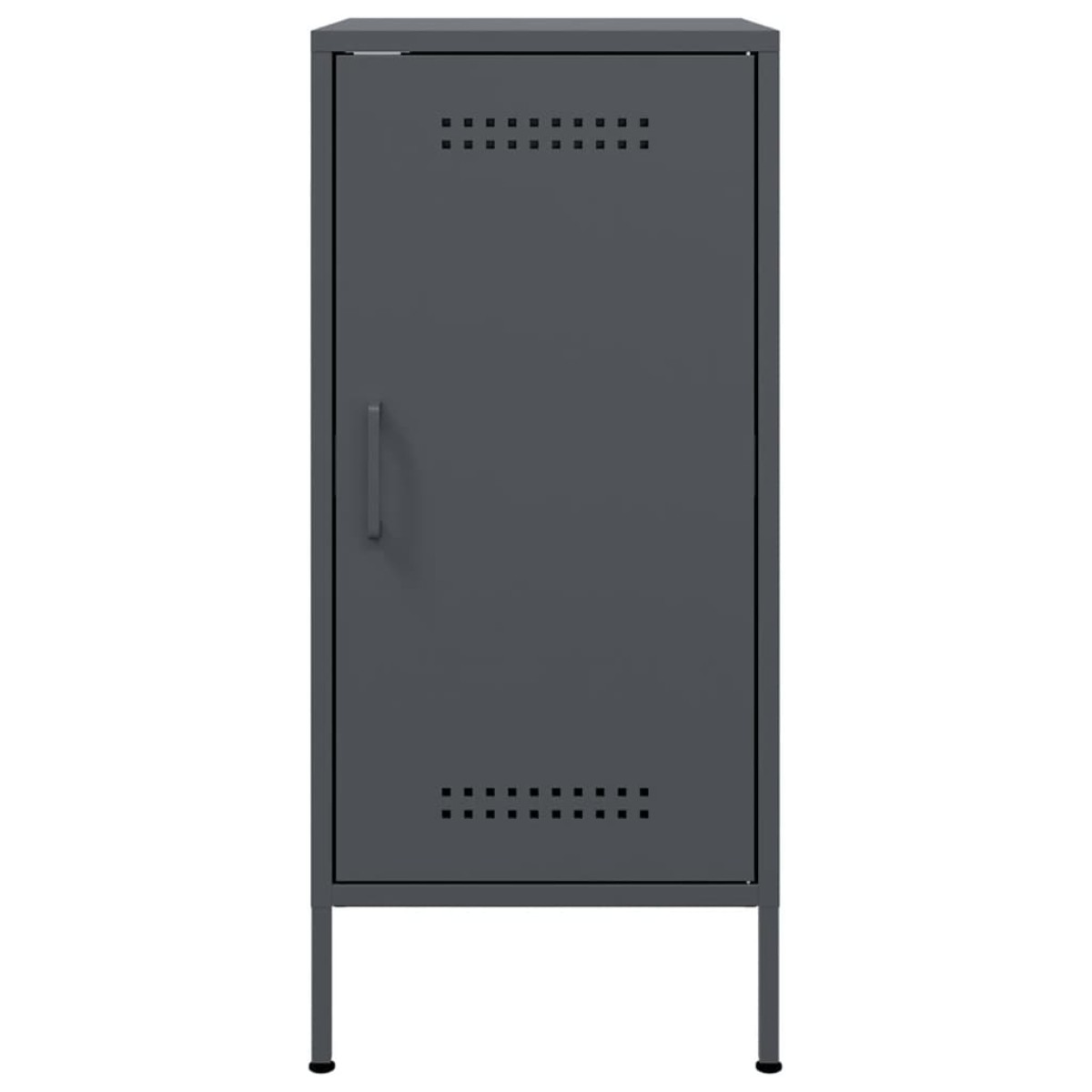 vidaXL Ντουλάπι Ανθρακί 36x39x79 εκ. από Χάλυβα