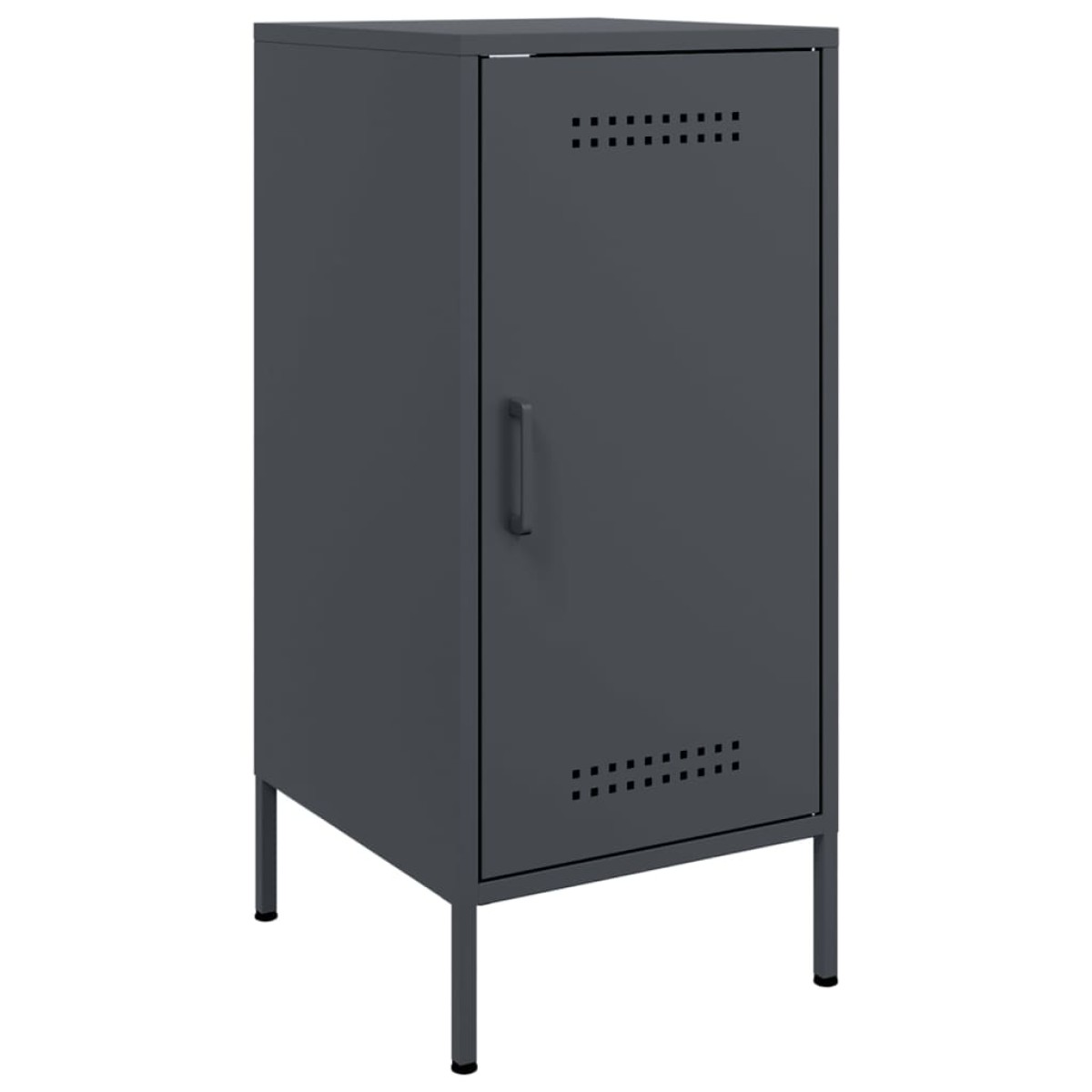 vidaXL Ντουλάπια 2 τεμ. Ανθρακί 36x39x79 εκ. από Χάλυβα