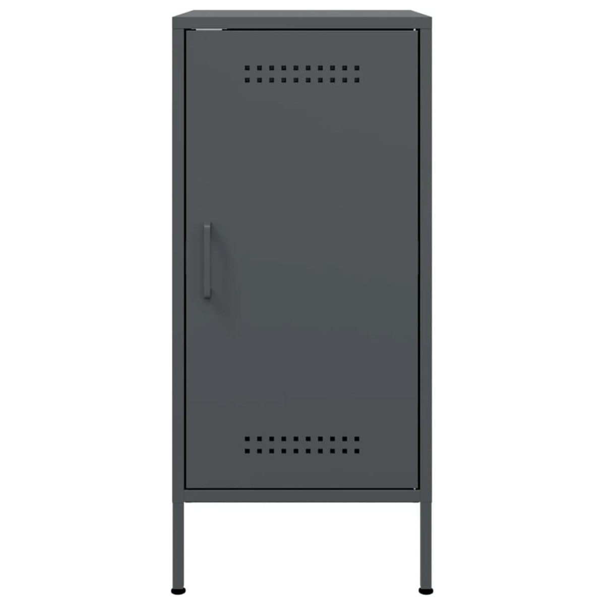 vidaXL Ντουλάπια 2 τεμ. Ανθρακί 36x39x79 εκ. από Χάλυβα