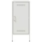 vidaXL Ντουλάπια 2 Τεμ. Λευκά 36 x 39 x 79 εκ. από Χάλυβα