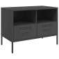 vidaXL Έπιπλο Τηλεόρασης Μαύρο 68x39x50,5 εκ. Ατσάλινο