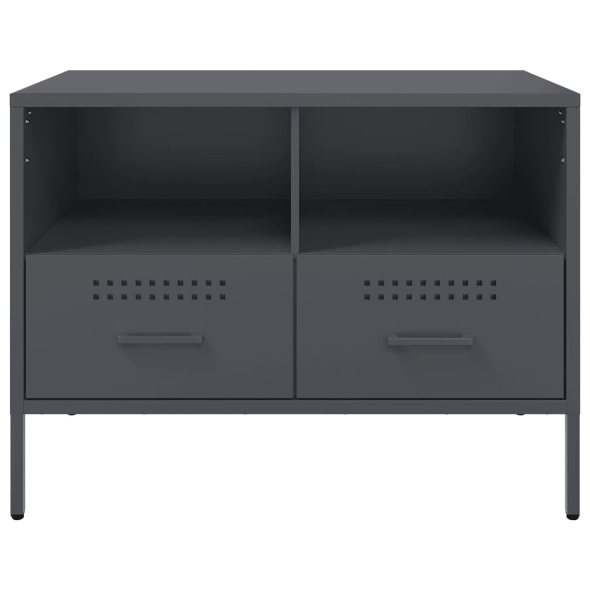 vidaXL Έπιπλο Τηλεόρασης Ανθρακί 68x39x50,5 εκ. από Χάλυβα