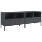 vidaXL Έπιπλα Τηλεόρασης 2 τεμ. Ανθρακί 68x39x50,5 εκ. από Χάλυβα