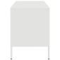 vidaXL Έπιπλο Τηλεόρασης Λευκό 68x39x50,5 εκ. από Χάλυβα