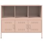 vidaXL Ντουλάπι Ροζ 100,5x39x79 εκ. από Χάλυβα