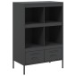 vidaXL Ντουλάπι Μαύρο 68 x 39 x 101,5 εκ. από Χάλυβα