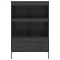 vidaXL Ντουλάπι Μαύρο 68 x 39 x 101,5 εκ. από Χάλυβα