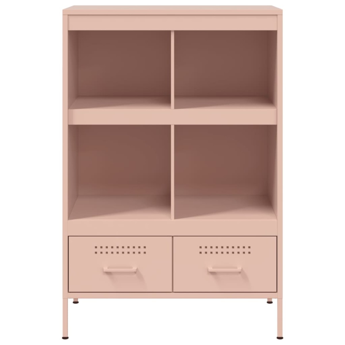 vidaXL Ντουλάπι Ροζ 68 x 39 x 101,5 εκ. από Χάλυβα