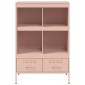 vidaXL Ντουλάπι Ροζ 68 x 39 x 101,5 εκ. από Χάλυβα