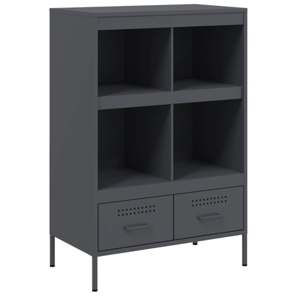 vidaXL Ντουλάπι Ανθρακί 68x39x101,5 εκ. από Χάλυβα