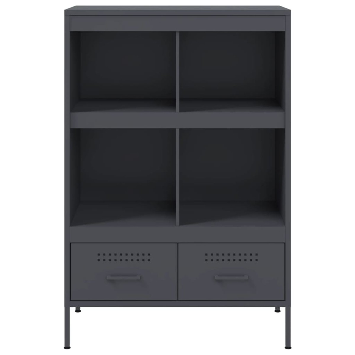 vidaXL Ντουλάπι Ανθρακί 68x39x101,5 εκ. από Χάλυβα