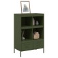 vidaXL Ντουλάπι Πράσινο Λαδί 68x39x101,5 εκ. από Ατσάλι