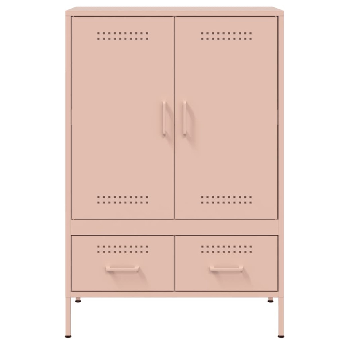 vidaXL Ντουλάπι Ροζ 68 x 39 x 101,5 εκ. από Χάλυβα