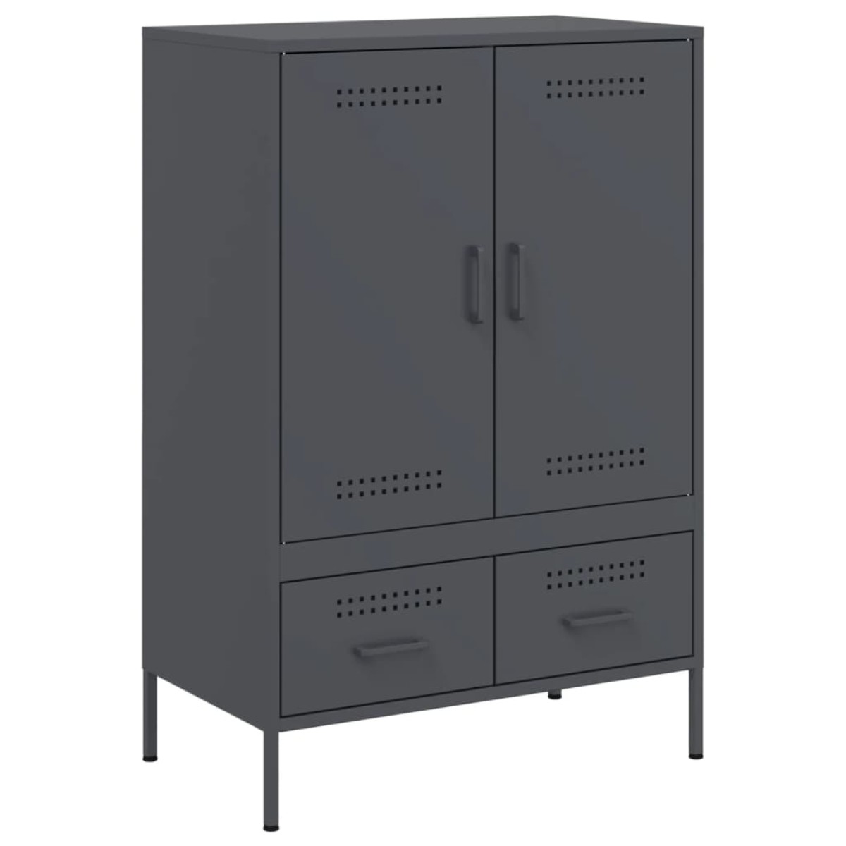 vidaXL Ντουλάπι Ανθρακί 68x39x101,5 εκ. από Χάλυβα