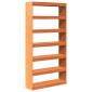 vidaXL Βιβλιοθήκη/Διαχωριστικό Χώρου 100x30x199,5 εκ Μασίφ Ξύλο Πεύκου