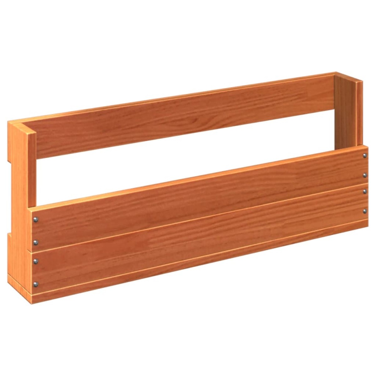 vidaXL Παπουτσοθήκη Επιτοίχια 2 τεμ. Μελί 59x8,5x23,5 εκ. Μασίφ Πεύκο
