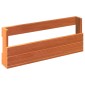vidaXL Παπουτσοθήκη Επιτοίχια 2 τεμ. Μελί 59x8,5x23,5 εκ. Μασίφ Πεύκο